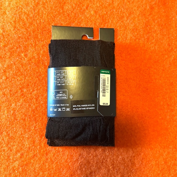 Cappuccino brown diamonds pattern tights made in Italy NWT - Picture 4 of 7